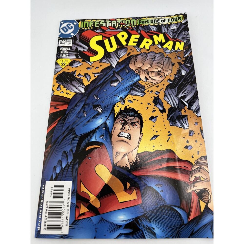 DC Comics Superman (Clark Kent) #169 Infestation Part 1 of 4 Comic Book